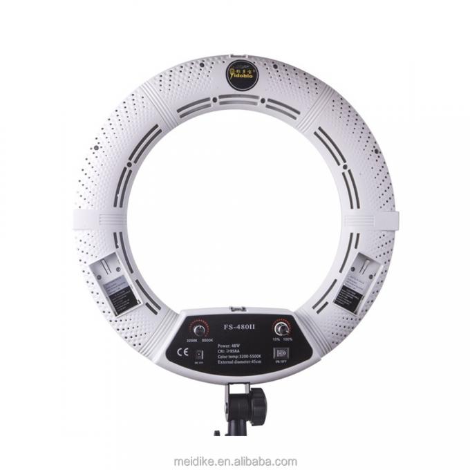 FE-480II چراغ حلقه نصب ديواري 18' 45cm برای پخش زنده بازی tiktok آرایش زیبایی ویدیو استودیو عکس 0